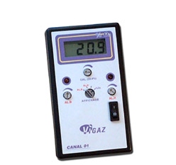 Pocket O2 gas detector - Canal01