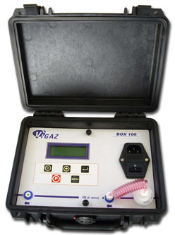 O2 analyser for production environments - BOX100,mains-operated