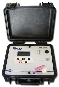 O2 CO2 analyser for production environment - BOX120-b