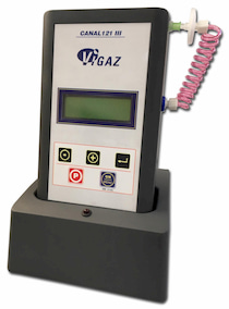 Portable gas analyser CANAL 121 III