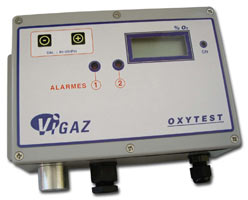 Wall-mounted CO2 detector OXYTEST